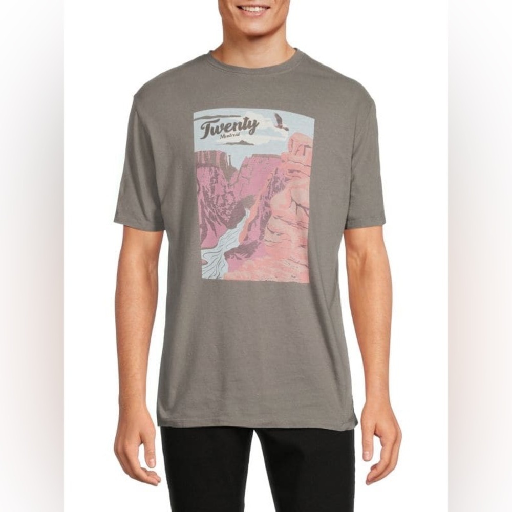 TWENTY MONTREAL Logo Graphic Tee Sz M NWT